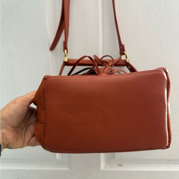 Brand new Sancia the Mini Milla Jet Set leather Bag in Cognac - Picture 5 of 16